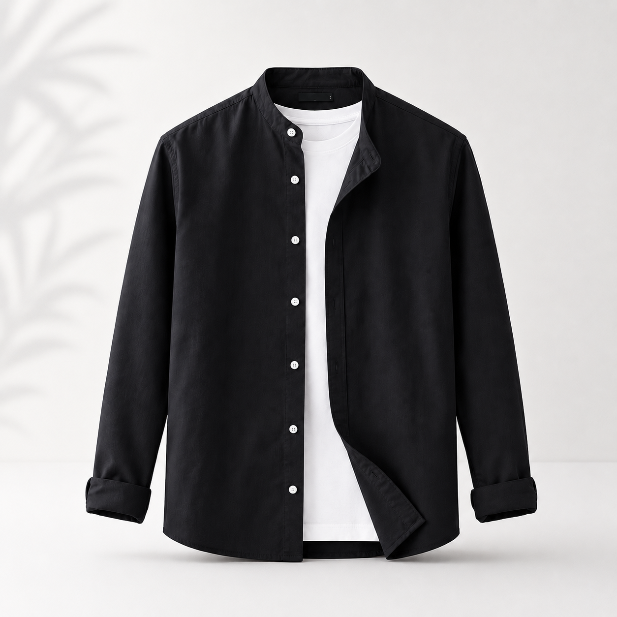 Premium Oxford Cotton Black Collar Shirt