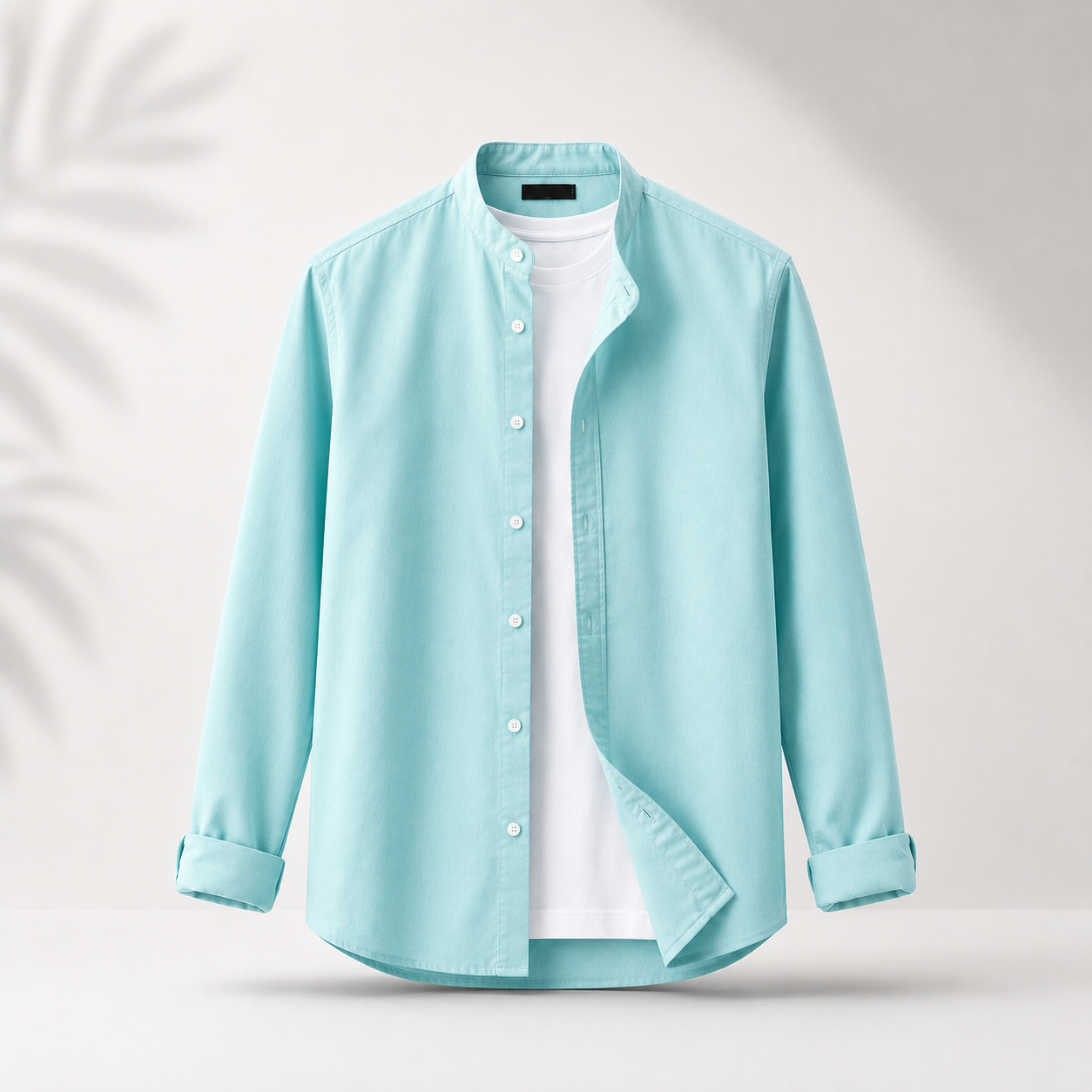 Premium Oxford Cotton Mint Green Collar Shirt